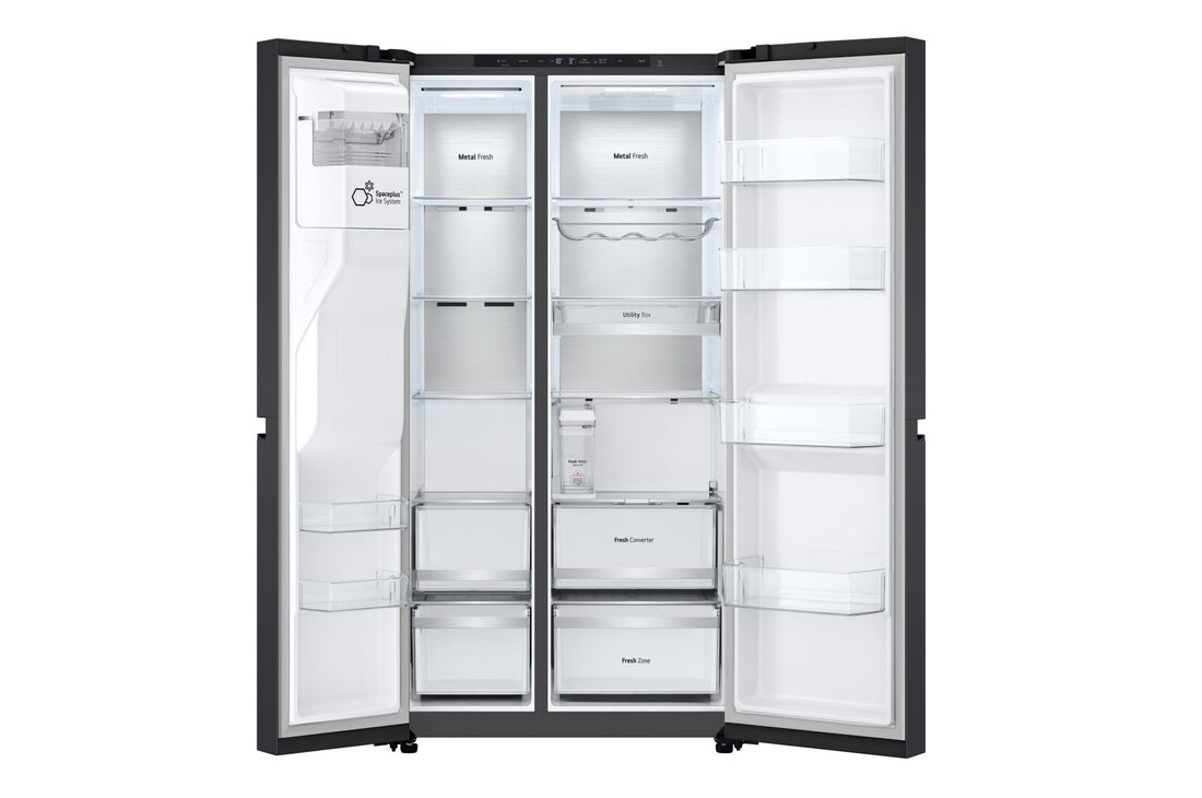 Foto frigorifero GSLE91EVAB aperto